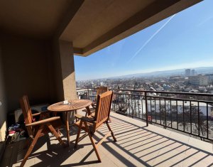 Apartament 3 camere, ultrafinisat, mobilat si utilat, panorama unica ! 