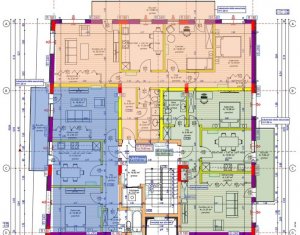 2 camere decomandat, bloc nou, semifinisat, Iris