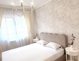 Apartament trei camere, ultrafinisat, partial mobilat, strada Urusagului