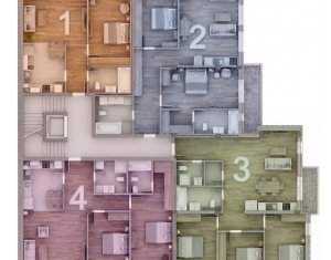 PRETURI PROMO ! Apartament de 3 camere, terase 21 mp, panorama frumoasa !